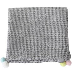 BEAUTE HOUSE 莫代爾棉毯, Waple Soft Gray