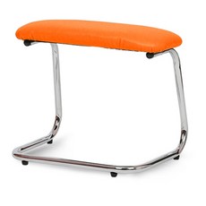 체어포커스 체어풋 ALPHA 의자 인조가죽, 상큼오렌지