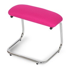 체어포커스 체어풋 ALPHA 패브릭 발받침대, 핑크