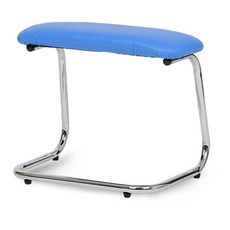 체어포커스 체어풋 ALPHA 의자 인조가죽, 스카이블루