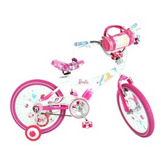 선택1) 바비 아동용 자전거, 바비핑크