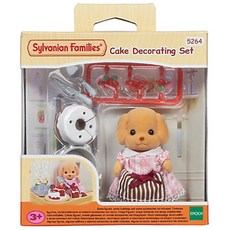 Sylvanian Families 森林家族 家庭蛋糕裝飾玩具套組, 1個