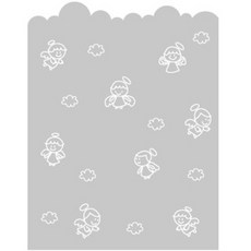 파랑나무 안개 시트지 베이비 엔젤