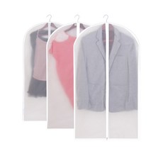 Life Point白色半透明PVC衣物套 3件組, 1套