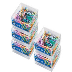 평화 B5 칼라 크립 혼합 80 x 80 x 55 mm, 5개입, 1개