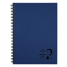 플라잉웨일즈 빨강머리앤 스프링노트 L, 네이비, 1개