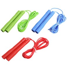 Spobank 彩色競速跳繩 3入組, 紅色、藍色、黃綠色