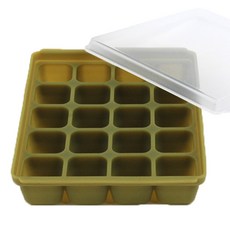 티지엠 실리콘 멀티큐브, 올리브, 1개