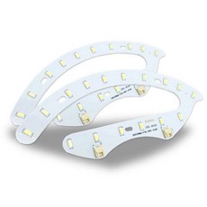 반디 16W 6000K LED 라운드 형광등 세트, 화이트, 1개