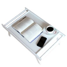 Credis Reina 木質床上托盤, 白色