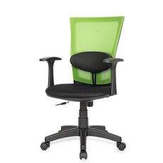 체어포커스 쿨링백 C3 대요추 의자 메쉬, 그린