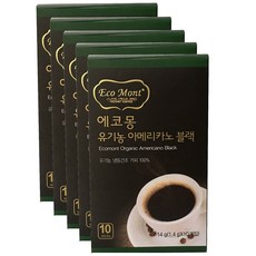 유기농 아메리카노 블랙, 10개입, 5개, 14g
