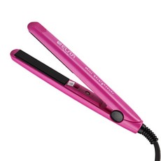 EURA 攜帶式190度快速加熱迷你離子夾, EMS-7112, 粉色的