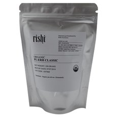 RISHI 夾鍊袋經典普洱茶, 100g, 1入