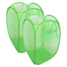 비케이 심플 빨래수납함, 그린, 2개입