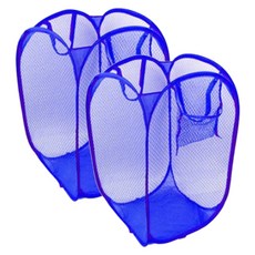 비케이 심플 빨래수납함, 블루, 2개입