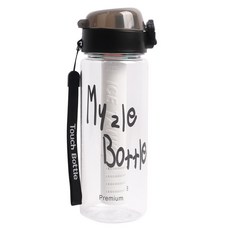 마이즐 원터치 아이스차망 보틀, 블랙, 600ml, 1개