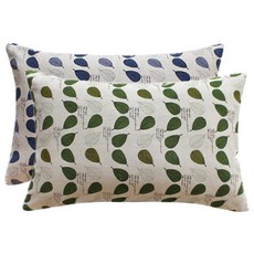 BED&DECO Platanus 亞麻枕頭套 2入