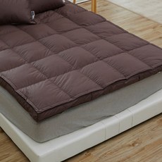 라뽐므 구스 2단 매트리스 토퍼 듀얼형, 월넛