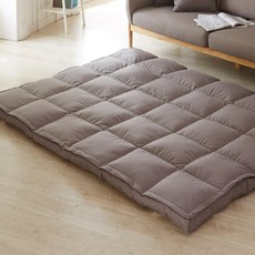 라뽐므 구스 2단 매트리스 토퍼 듀얼형, 진그레이