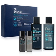 OSHER Absolute for Men 2 套組, 爽膚水 150ml + 30ml + 乳液 150ml + 30ml, 1套