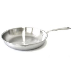 HANIL STAINLESS STEEL IH爐適用Bergen系列5層不鏽鋼單柄平底鍋, 28cm, 1個
