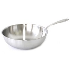 HANIL STAINLESS STEEL 高品質5層結構不鏽鋼炒鍋, 26cm, 1個