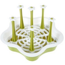 인터팝 무궁화 플라스틱 컵건조대, 그린, 1개