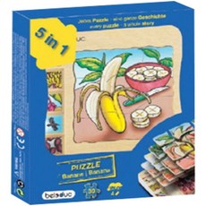 beleduc 自然觀察層拼圖Banania, 30件, 1個