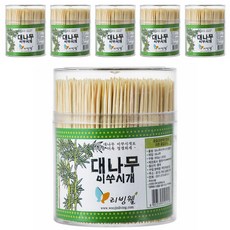 LIVINGWELL 筒裝竹製牙籤, 900入, 6入