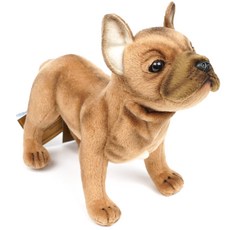 HANSA TOY 6597號 法國鬥牛犬絨毛娃娃, 22cm, 混合顏色, 1個