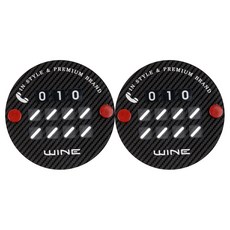 오토반 와인아트 홀릭 주차알림판 AW-D69, 블랙, 2개