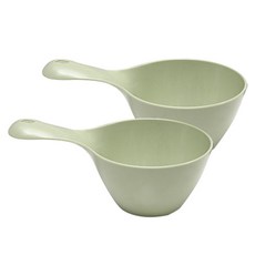 RIVER-GREEN 粉彩水瓢, 綠色, 2個