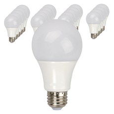 ColourOne Jangsu Pyo Woori Lighting 8W LED 燈泡 60W 白熾燈泡更換, 暖黃光, 20個