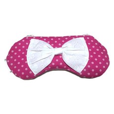 日本產冷熱兩用睡眠眼罩 粉紅點點款, 1個, 1個