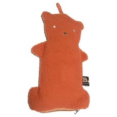 冷熱睡眠眼罩 小熊 橘色, 1個裝, 1個