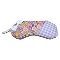 日本產冷熱兩用紫色花紋眼罩, 1個裝, 1個