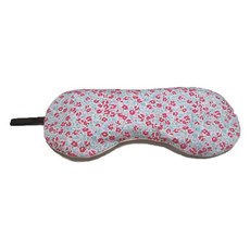 日本產冷熱兩用小花朵圖案眼罩, 1個裝, 1個
