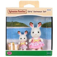 Sylvanian Families 森林家族 家庭戲水姐妹玩具, 1個