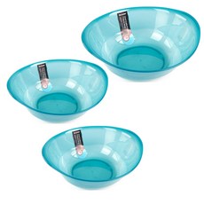 리버그린 라인 세면대야 소 + 중 + 대, 블루, 1세트