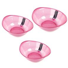 River Green線條洗臉盆 小+中+大, 粉色的, 1套