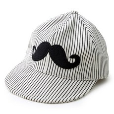 MUXUE 孩童小鬍子圖案棒球帽