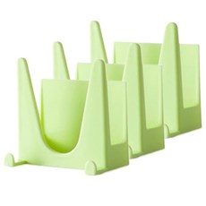 비케이 냄비뚜껑 주방용품 걸이, 그린, 3개