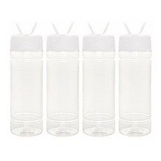 병도매닷컴 DK140 조미료 투명용기 + 투명뚜껑, 4개