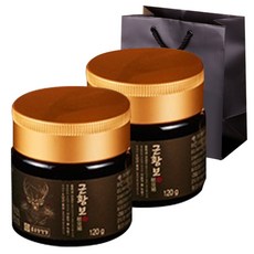 종근당건강 홍삼과 녹용을 담은 근황보 정 + 쇼핑백, 120g, 2개