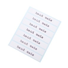 Bom91 韓國製 SE 手工便當貼紙 192張, 白色, 1套