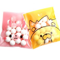 動物餅乾袋 小號組合 兔子 100入 + 獅子 100入, 1套