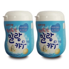 롯데제과 폭신폭신 말랑카우 용기형, 84g, 2개