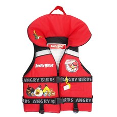 憤怒鳥圖案游泳背心 40kg, 混色