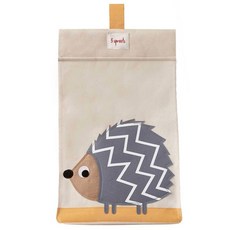 3스프라우츠 기저귀 벽걸이 수납함, 고슴도치, 1개